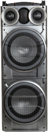 Минисистема Supra SMB-2150 черный 200Вт/FM/USB/BT/SD (в компл.: активн.+пассив.колонки)