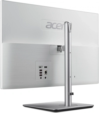 Моноблок Acer Aspire C24-195ES 23.8" Full HD Core Ultra 5 125U (1.3) 16Gb SSD512Gb Graphics CR Windows 11 Professional GbitEth WiFi BT 65W клавиатура мышь Cam серебристый 1920x1080