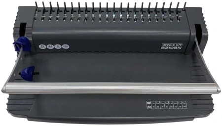 Переплетчик Office Kit B2108N A4/перф.8л.сшив/макс.200л./пластик.пруж. (6-22мм)