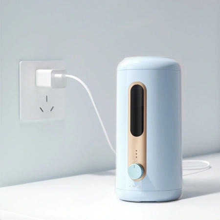 Точилка для карандашей электрическая Deli VA10BLUE пластик синий