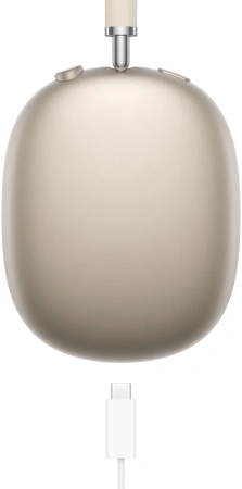 Гарнитура накладные Apple AirPods Max A3184 сияющ.зв. беспроводные bluetooth оголовье (MWW53AM/A)