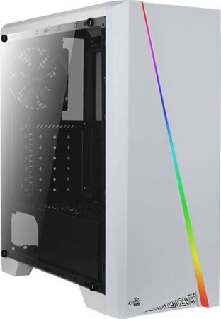 Корпус Aerocool Cylon белый без БП ATX 6x120mm 2xUSB2.0 1xUSB3.0 audio CardReader bott PSU