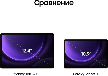 Планшет Samsung Galaxy Tab S9 FE+ BSM-X616B 1380 8C/8Gb/128Gb 12.4" TFT 2560x1600/4G/5G/And13/розовы