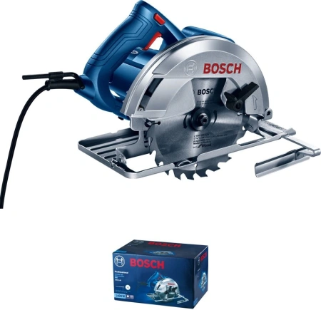 Циркулярная пила (дисковая) Bosch GKS 140 1400Вт (ручная) D диска.:184мм (06016B3020)