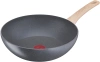 Сковорода ВОК (WOK) Tefal Natural Force G2661972 круглая 28см покрытие: Mineralia+ non-stick ручка несъемная (без крышки) серый (2100118262)