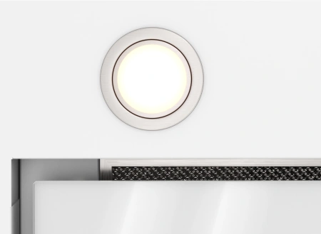 Вытяжка встраиваемая Elikor Cube 60П-1000 белый управление: кнопочное