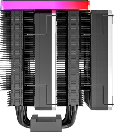 Устройство охлаждения(кулер) Montech Metal DT24 Premium ARGB Soc-AM5/AM4/1200/1700/1851 черный 4-pin 26dB Al+Cu 270W 1600gr Ret