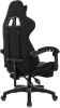 Кресло игровое Zombie Shadow черный/серый с подголов. крестов. пластик подст.для ног пластик черный