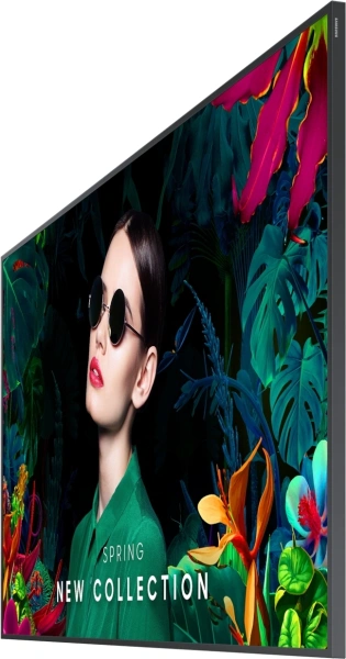 Панель Samsung 75" QM75C черный E-LED BLU LED 8ms 16:9 HDMI M/M Mat 500cd USB