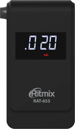Алкотестер Ritmix RAT-655 электрохимический черный