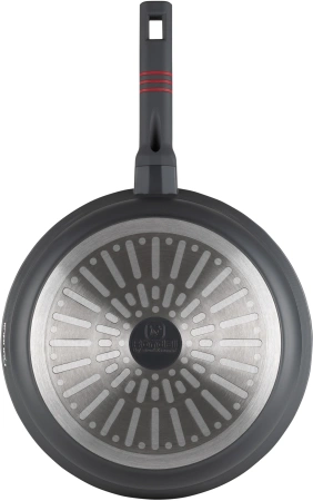 Сотейник Rondell Stripes RDA-1617 d=28см (без крышки) серый