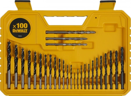 Набор бит и сверл Delta DT71563-QZ (100пред.) для шурупов/дрелей/перф