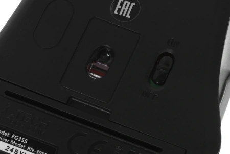 Мышь A4Tech Fstyler FG35S серый/черный оптическая 2000dpi silent беспров. USB 5but (FG35S USB GREY)