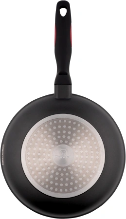 Сковорода Rondell Perfect RDA-1560 круглая 26см покрытие: Xylan Plus ручка несъемная (без крышки) черный