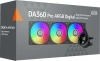 Система водяного охлаждения PcCooler DA360 Pro Digital BK ARGB Soc-AM5/AM4/1200/1700/1851 черный 4-pin 33.7dB Al LCD 300W Ret (DA360PRO-BKAWXL-GL)