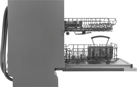 Посудомоечная машина встраив. Hyundai HBD 440P 2100Вт узкая серебристый/белый