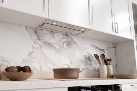 Вытяжка встраиваемая Elikor Cube 60П-1000 белый управление: кнопочное