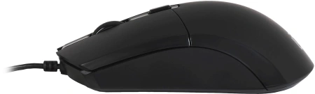 Мышь Оклик 207M черный оптическая (2400dpi) USB (4but)