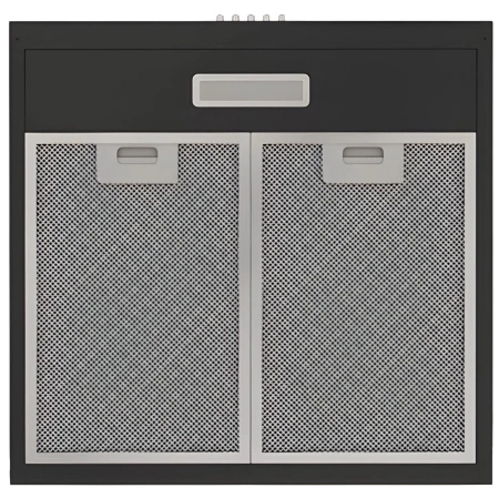 Вытяжка встраиваемая Elikor ECO BK 50 черный управление: кнопочное (2 мотора)