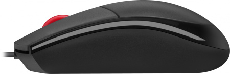 Мышь Defender Delta MM-523 черный оптическая 1000dpi USB для ноутбука 2but (52523)
