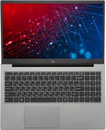 Ноутбук IRU Planio 15INPR N-series N100 16Gb SSD512Gb Intel UHD Graphics 15.6" IPS FHD (1920x1080) без ОС grey WiFi BT Cam 5000mAh (2081105)