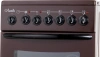 Плита Электрическая Лысьва EF4006MK00 коричневый стеклокерамика (без крышки)
