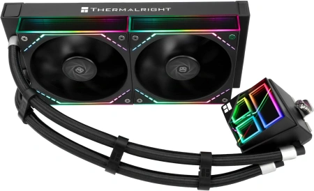 Система водяного охлаждения Thermalright Frozen Infinity 240 ARGB Soc-AM5/AM4/1200/1700/1851 черный 4-pin 28.2dB Al Ret (F-INFINITY-240-BL)