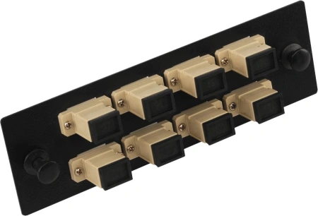 Панель Lanmaster LAN-APM-8X2LC/OS2 1/4 19" 8xLC дупл. 9/125 OS2 (упак.:1шт)