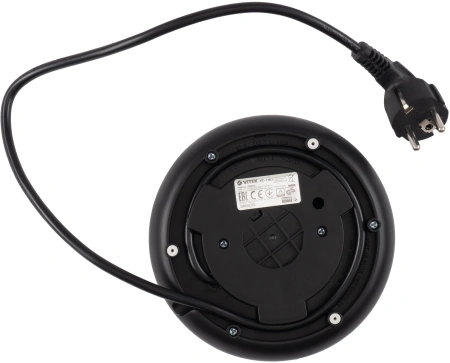 Чайник электрический Vitek VT-1161 1.7л. 2200Вт черный корпус: сталь