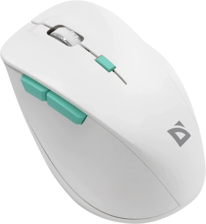 Клавиатура + мышь Defender Cerrato C-978 клав:белый мышь:белый/голубой USB беспроводная Multimedia (45978)