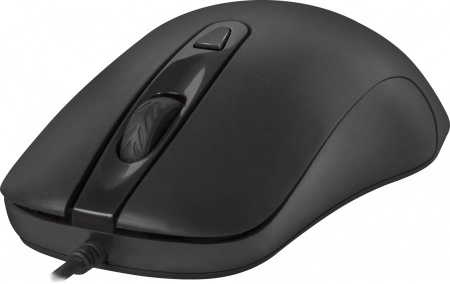 Мышь Defender MB-230 черный оптическая 1600dpi USB 2but (52231)