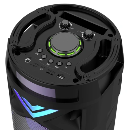 Минисистема Hyundai H-MC180 черный 80Вт FM USB BT SD/MMC