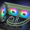 Система водяного охлаждения Thermaltake TH280 V2 Matcha ARGB Soc-AM5/AM4/1200/1700/1851 зеленый 4-pin 34.7dB Al+Cu Ret (CL-W375-PL14MG-A)