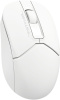 Мышь A4Tech Fstyler FB12S белый оптическая 1200dpi silent беспров. BT/Radio USB 2but (FB12S USB WHITE)
