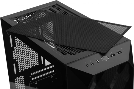 Корпус Cooler Master MasterBox TD300 Mesh черный без БП mATX 4x120mm 4x140mm 2xUSB3.0 audio bott PSU