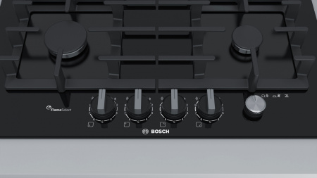 Газовая варочная поверхность Bosch PPP6A6M90 черный