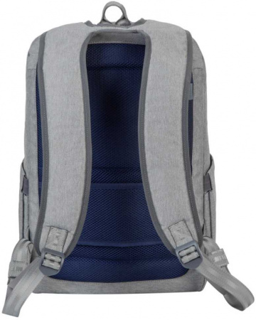 Рюкзак для ноутбука 15.6" Riva 7760 серый полиэстер женский дизайн