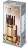 Набор ножей кухон. Victorinox Wood (5.1150.11) компл.:11шт с подставкой дерево подар.коробка