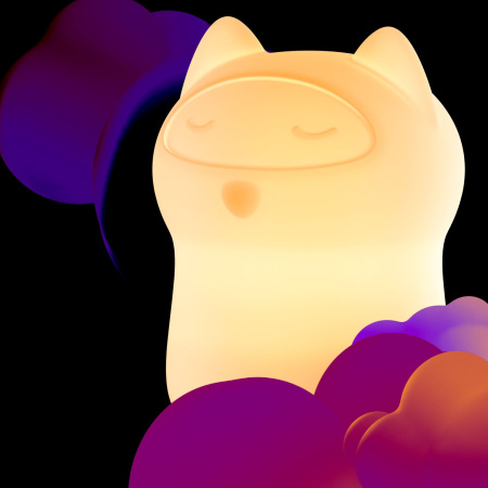 Умный светильник Sber Кошка настол. белый (SBDV-00125)