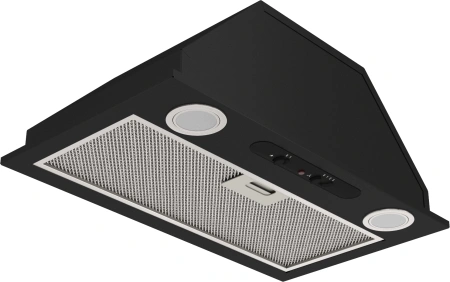 Вытяжка встраиваемая Elikor Врезной блок 52П-400-П3Д черный управление: ползунковое (1 мотор)