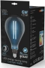 Лампа светодиодная Gauss Filament Vintage 6Вт цок.:E27 шар 220B 4000K св.свеч.бел.нейт. (упак.:1шт) (179802205)