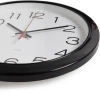 Часы настенные аналоговые Бюрократ WallC-R78PN D29см черный (WALLC-R78PN29/BLACK)