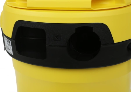 Строительный пылесос Karcher WD 2 Plus V-12/4/18 1000Вт (уборка: сухая/сбор воды) желтый