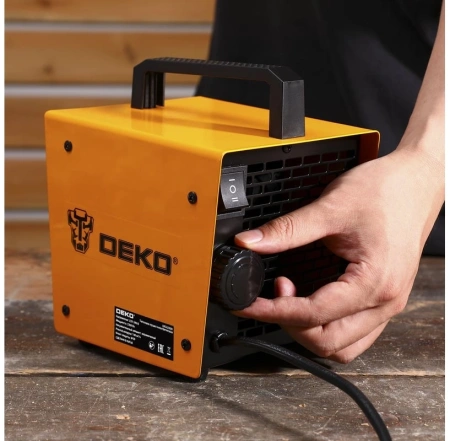 Тепловая пушка электрическая Deko DKIH2300 2300Вт оранжевый/черный