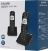Р/Телефон Dect Alcatel S230 DUO RU черный (труб. в компл.:2шт) АОН