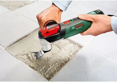 Многофункциональный инструмент Bosch PMF 250 CES + кейс 250Вт зеленый/черный (0603102100)