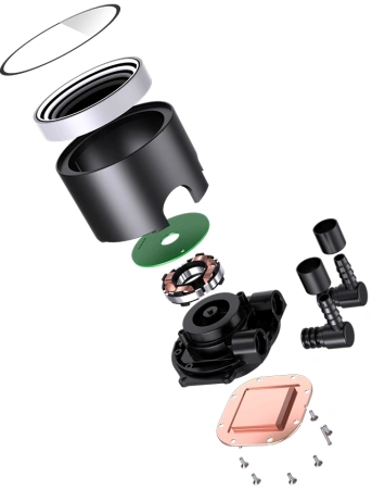 Система водяного охлаждения Bloody BD-LC360ARGB1 ARGB Soc-AM5/AM4/1151/1200/2066/1700 черный 4-pin 22-35dB Al+Cu 300W 1500gr Ret (BD-LC360ARGB1-BK)