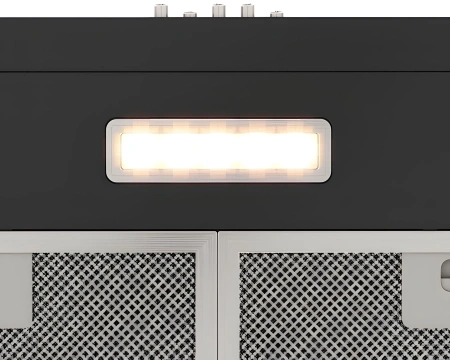 Вытяжка встраиваемая Elikor ECO BK 50 черный управление: кнопочное (2 мотора)