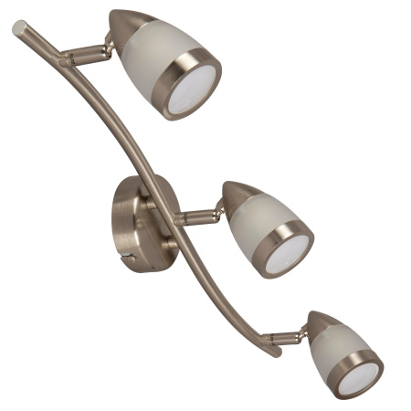 Светильник Hiper Chiara H077-3 потолоч. никелевый/белый