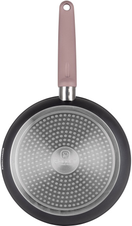 Сковорода Rondell Bueno RDA-1583 круглая 24см покрытие: Xylan Plus ручка несъемная (без крышки) черный